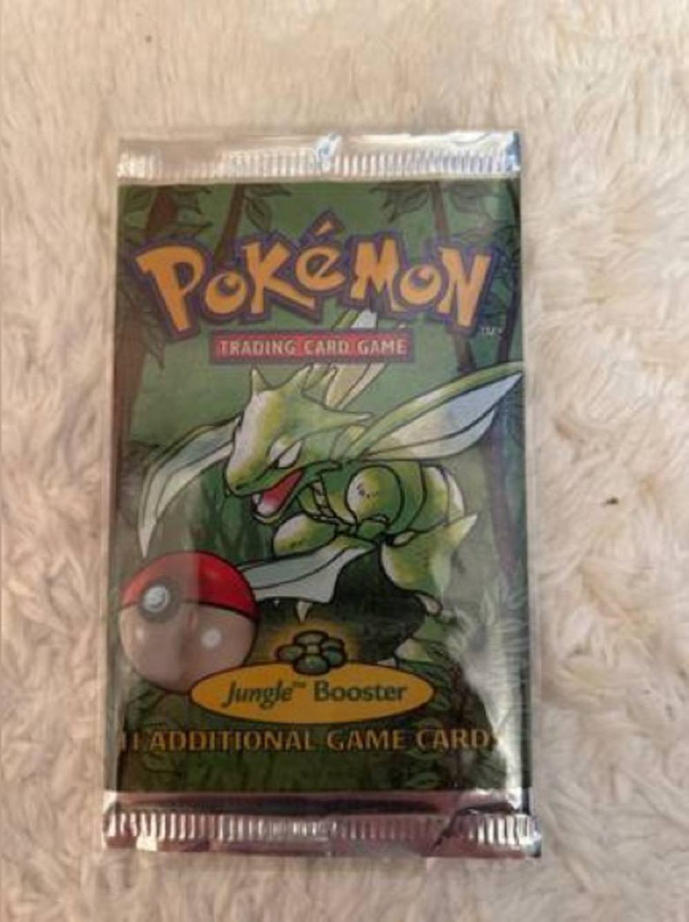 Vintage 1999 Pokemon Jungle Booster Pack-EMPTY
